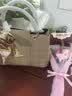 香微送妈妈生日礼物实用40母亲节婆婆50岁60长辈女士手提包包女包新款 卡其色【礼袋礼盒装+花束丝巾】 【送长辈的暖心礼物】 实拍图