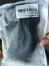 欧迪芬5双女士袜子女100%纯棉春夏季10A抑菌防臭舒适透气短筒袜女黑色 实拍图