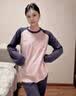 自由系100%纯棉睡衣女士10A家居服带胸垫春秋防螨套装四季高级感可外穿 实拍图