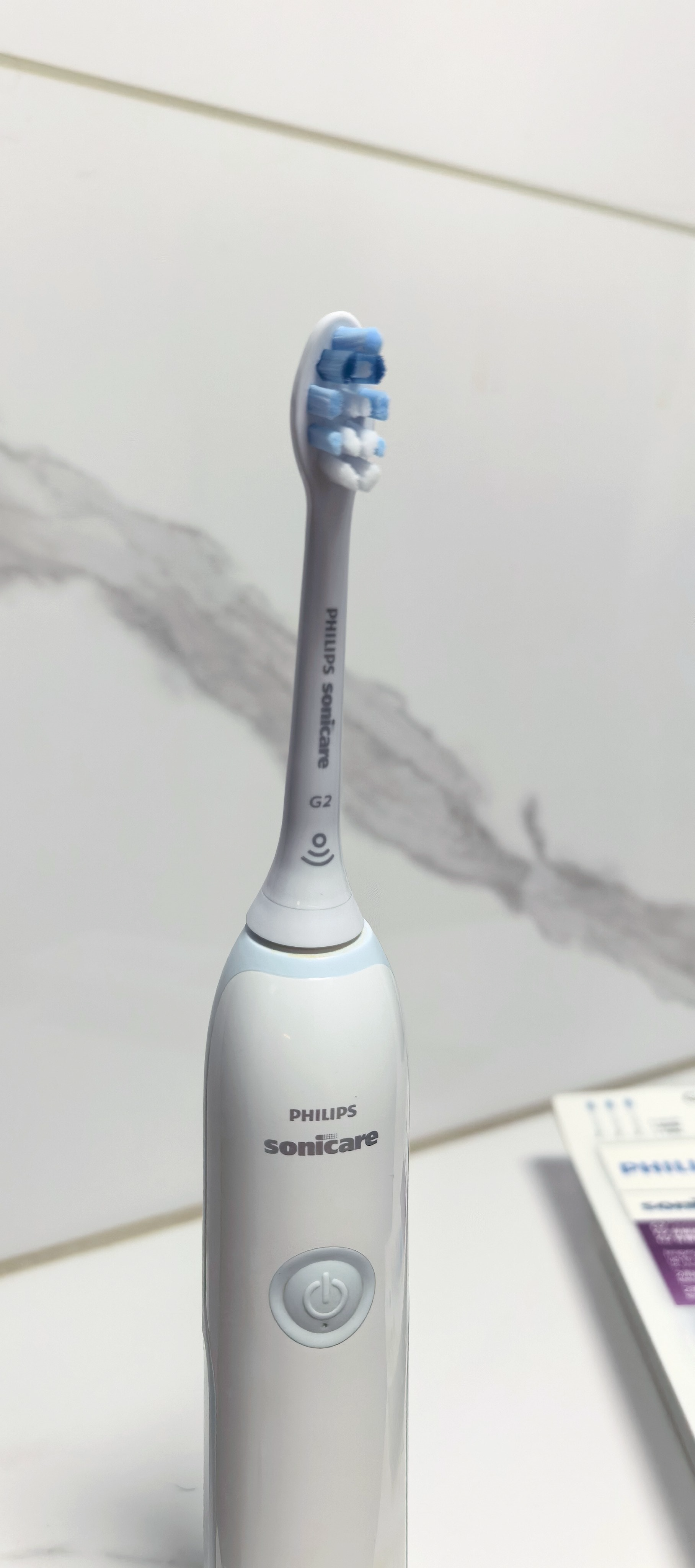 飞利浦（PHILIPS）【七夕情人节礼物】【原装正品】电动牙刷头适配钻石3系/HX51系列/HX6730/5181/6511/3216/3226等 3支 【G2护龈型】 实拍图
