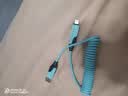车载伸缩弹簧65W充电线四合一数据线适用华为苹果16iPhone快充线 车载弹簧线（颜色随机）-1条装 实拍图