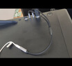 山泽 耳机麦克风二合一转接线 电脑耳机转换线3.5mm 手机耳机音频一分二转换线 黑0.25米 YP-025 实拍图