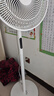 美的（Midea）【飓风节能】七叶柔风立式电风扇/家用轻音落地扇/台式小型风扇/大风力遥控定时摇头风扇 SAH35BSJ 实拍图