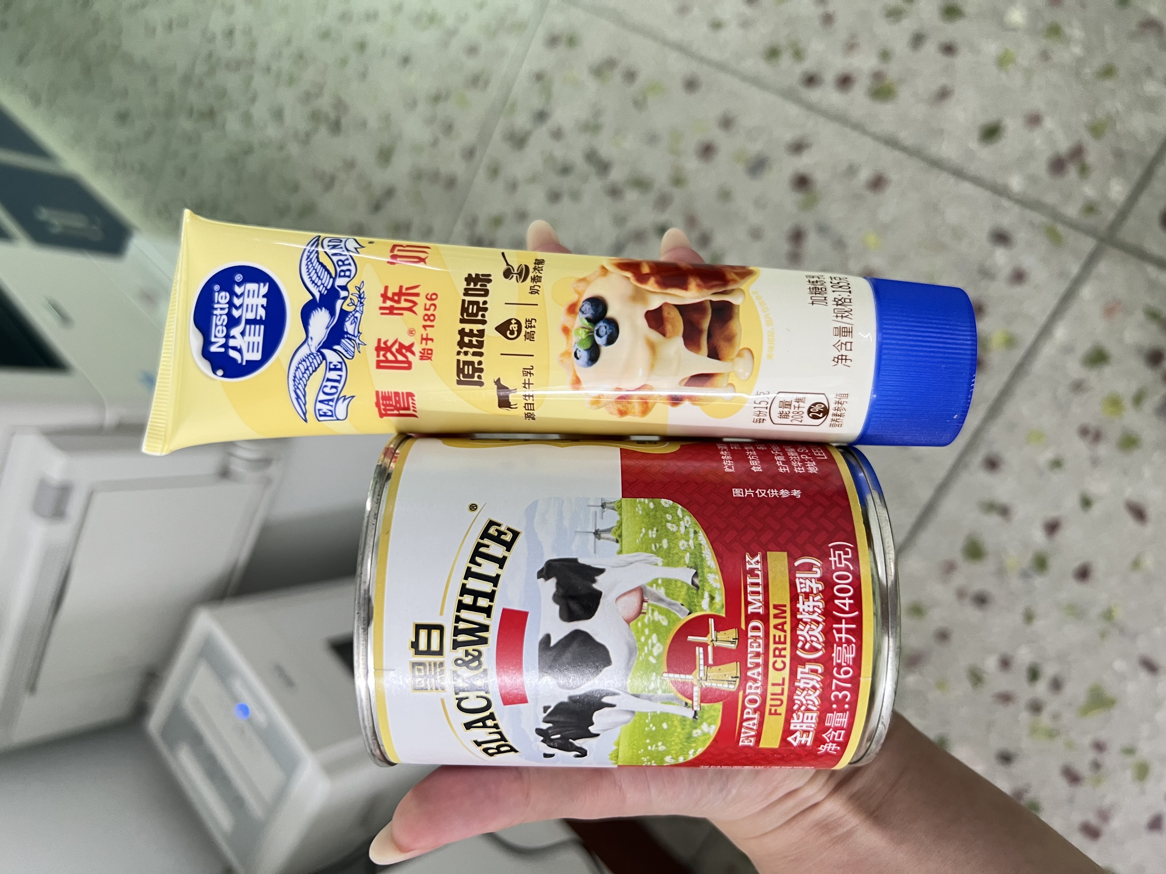 雀巢（Nestle）鹰唛原味炼奶185g炼乳早餐面包伴侣烘焙原料 实拍图