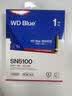 西部数据（WD）固态硬盘sn5000/sn5100/sn7100原闪迪NVME M.2 2280 PCle4.0台式机笔记本AI2Tb4TB电脑ssd固态硬盘 SN5100 1TB 实拍图