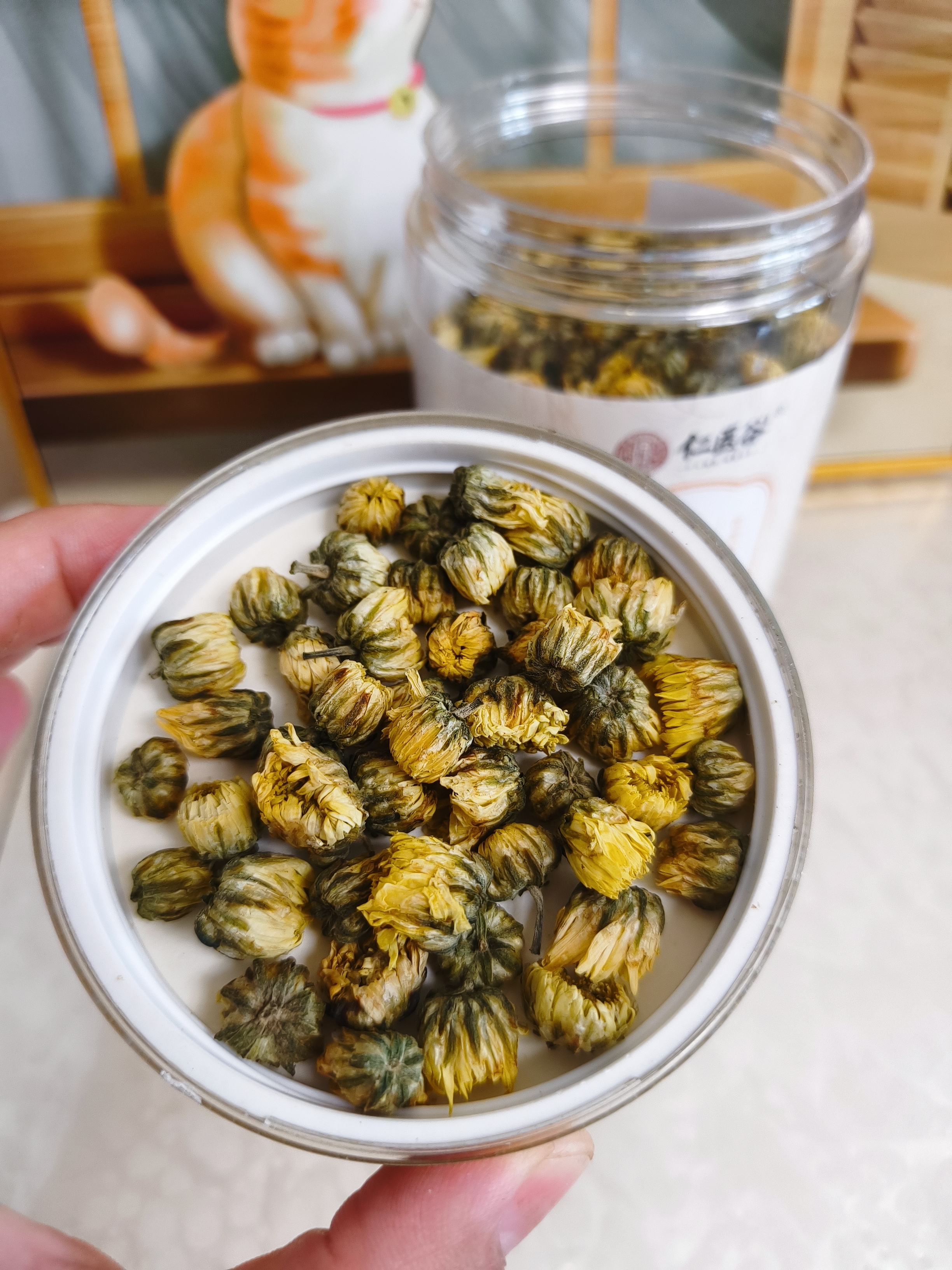 仁医谷菊花茶特级护肝去火黄胎菊特级无硫熏去火清热解毒养肝养生茶75g 实拍图