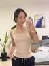 猫人（MiiOW）女士保暖内衣女生羊毛蚕丝双面绒保暖衣保暖背心带胸垫基础打底衣 实拍图