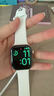 Apple/苹果 Watch S11 智能手表GPS款46毫米玫瑰金色铝金属表壳淡桃粉色运动型表带M/L MEVU4CH/B 实拍图