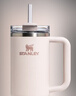 STANLEY冰霸杯保温杯吸管杯保温保冷水杯大容量男士女士学生杯子七夕礼物 【热卖TOP1】晶粉- 887ml 实拍图