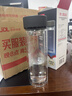 富光双层玻璃杯水杯子茶水分离泡茶杯男女士高颜值团购定制400ML 实拍图