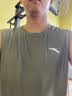 安踏运动套装男无袖坎肩背心篮球服2026夏季冰丝速干新款短裤休闲体考 7971-3豆灰色【套装】 2XL/185 适合160-180斤 实拍图