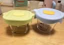 COOKSS婴儿辅食盒玻璃可蒸煮储存盒家用冷冻格保鲜蛋糕模具辅食碗工具 实拍图