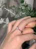 钻途人工培育钻石一克拉钻戒VVS2求婚戒指微镶小钻结婚生日情人节礼物 50分培育钻戒/D级/3EX/VVS2 开口（可调节大小） 实拍图