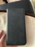 iCoverCase 苹果xr手机壳iphonex防摔皮套xs max保护套吸磁翻盖 苹果XR黑色+钢化膜+透明壳 实拍图