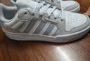 adidas ENTRAP美式校园风运动鞋少年感复古篮球风板鞋阿迪达斯 白色/矾土棕/浅蓝   38 实拍图
