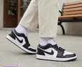 Jordan男女休闲鞋 AJ1熊猫 AJ 1高级感潮流运动鞋DC0774-101黑白43 实拍图
