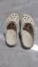 卡骆驰（CROCS）贝雅卡骆班洞洞鞋|205089 黑色/白色-066   41 /42(260mm)   实拍图