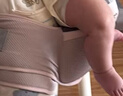 babycare腰凳婴儿背带多功能减震四季抱娃神器解放双手透气轻薄款珀尔里粉 实拍图