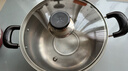 美厨（MAXCOOK）玻璃盖汤锅盖 304不锈钢包边煎锅盖蒸锅盖24cm MCPJ9616 实拍图