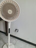 美的（Midea）【变频轻音】空气循环扇家用语音遥控电风扇 一级能效静音落地扇 卧室桌面大风力小风扇 GDJ24SHG 实拍图