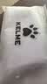 卡尔美（KELME）长筒足球袜防滑纱厚底高筒专业足球比赛训练精英运动袜 白色 S 实拍图