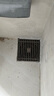 雨虹飞鱼地漏卫生间防臭大排量下水道黄铜镀镍拉丝枪灰色淋浴款FY57QHL 实拍图