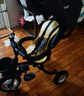 BABYJOEY英国儿童三轮车手推车脚踏车1-5岁坐躺自行车TT56S磁铁黑宝宝礼物 实拍图