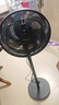 美的（Midea）【超级单品】七叶轻音立式电风扇家用柔风落地扇台式桌面小型风扇大风量节能摇头宿舍电扇 SAF30AB 实拍图