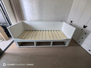 宜家（IKEA）HEMNES汉尼斯沙发床带储物折叠床坐卧两用客厅沙发 白色｜双床垫【硬型海绵】+靠垫 实拍图
