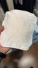 全棉时代婴儿口水巾儿童小毛巾纯棉纱布抗菌防螨面巾30*50cm蓝黄紫3条/盒 实拍图