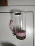 欣美雅 油壶玻璃油罐厨房家用油瓶装油容器酱油醋调料瓶醋壶油罐壶 落樱粉600毫升【标签】 实拍图