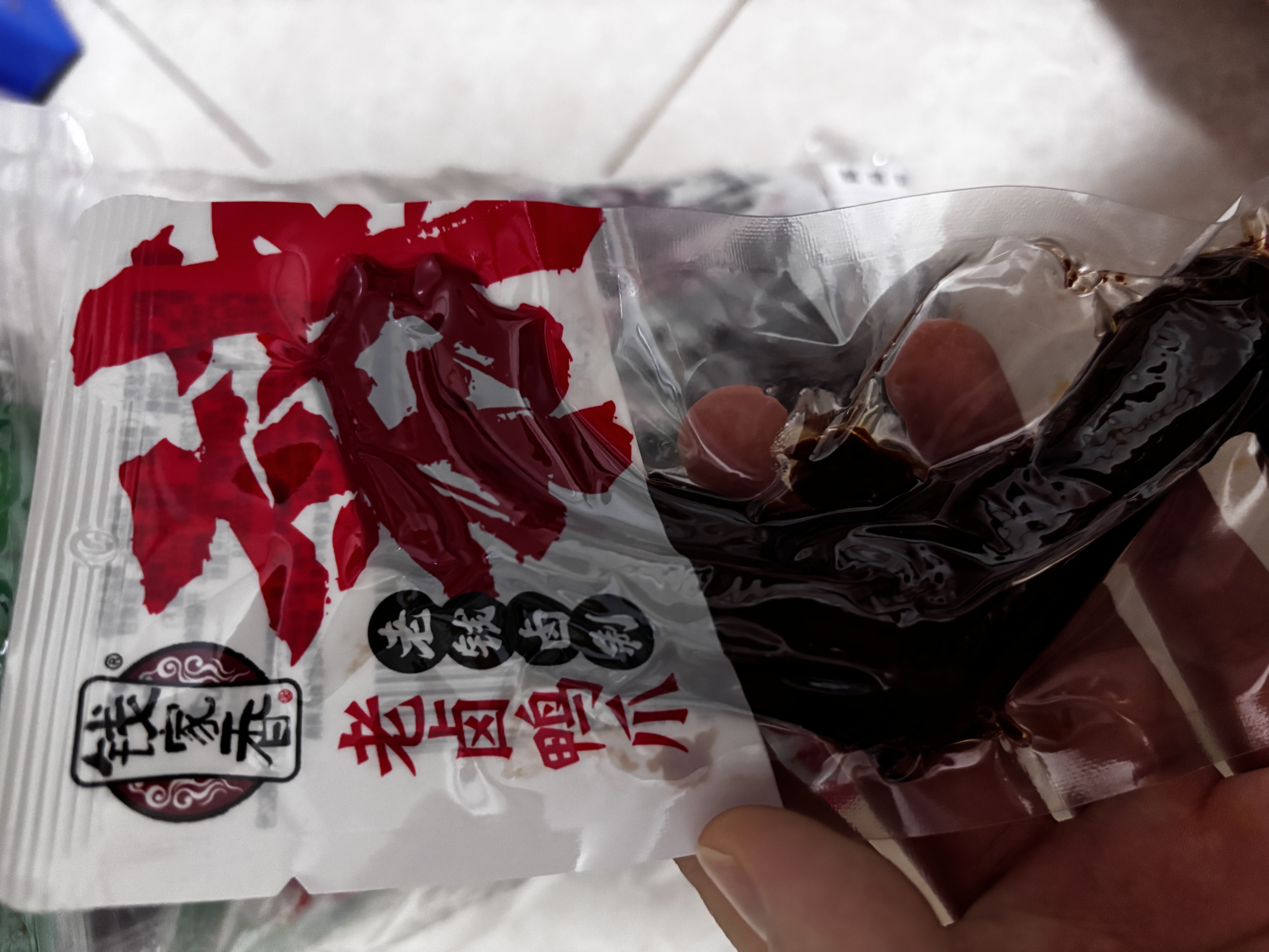 钱家香老卤鸭爪308g麻辣味土鸭掌卤味鸭爪真空独立包装开学 实拍图