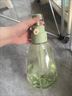 九千谷喷壶 气压式大容量塑料洗车浇花园艺喷雾器 1.5L 透明奶绿3248 实拍图