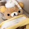 HOOOTTOYS日本正版轻松熊玩偶睡衣可爱毛绒公仔抱枕肥宅轻松熊女友生日礼物 【日版】熊哥M基础玩偶+送睡衣 实拍图