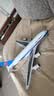 君闵空客A380南方航空飞机模型民航客机仿真带起落架带灯摆件收藏礼品 47厘米【带灯带起落架】 实拍图