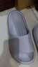 朴西居家男士拖鞋四季防滑拖鞋外穿浴室防滑软底静音eva情侣凉拖鞋 灰色 【经典莫兰迪灰】 46-47 成人码 实拍图