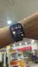 Apple/苹果 Watch S11 智能手表GPS款46毫米银色铝金属表壳雾紫色运动型表带S/M MEVW4CH/B 实拍图