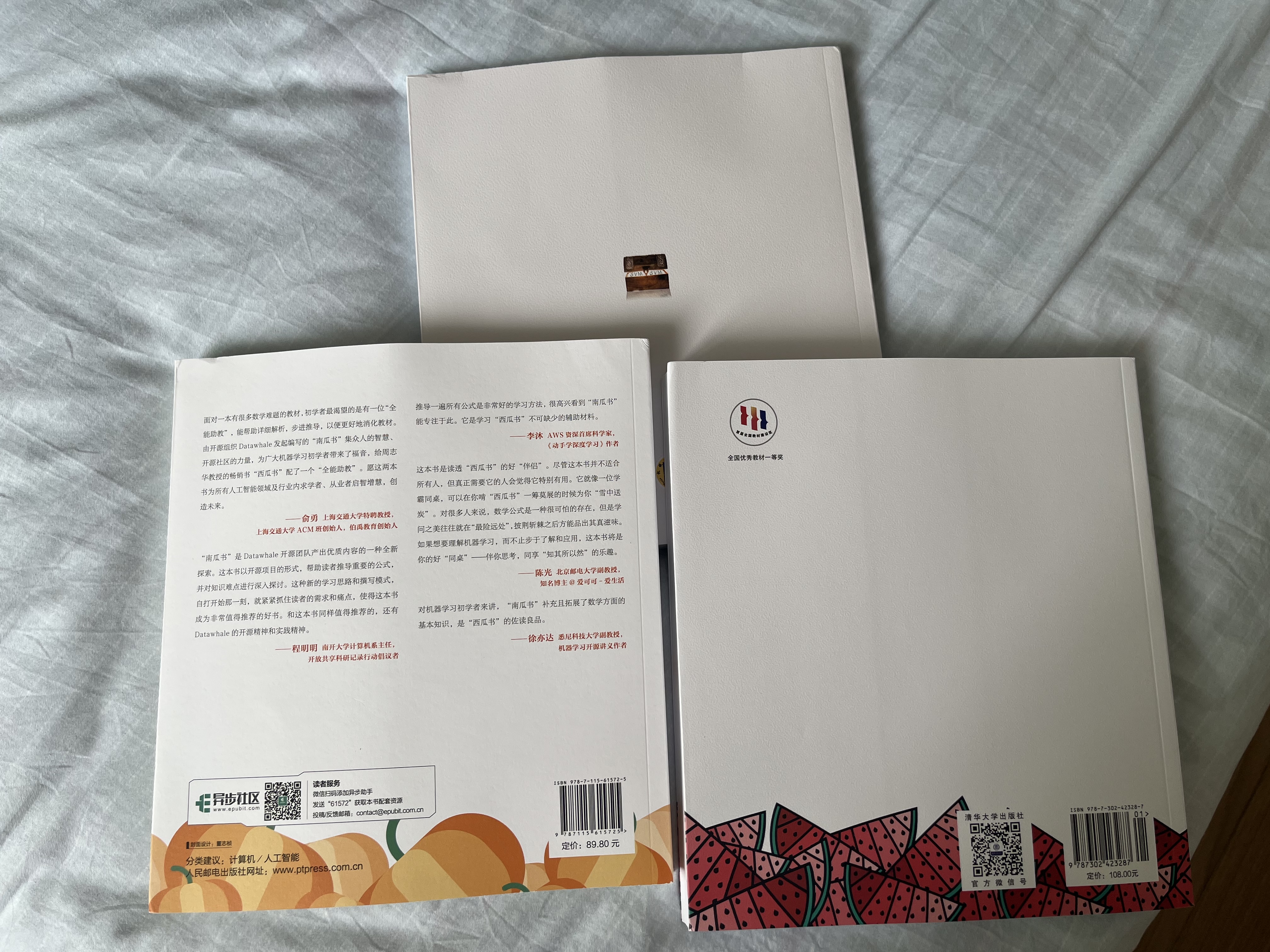机器学习+机器学习理论导引+机器学习公式详解 人工智能周志华西瓜书三部曲 deepseek教程 实拍图
