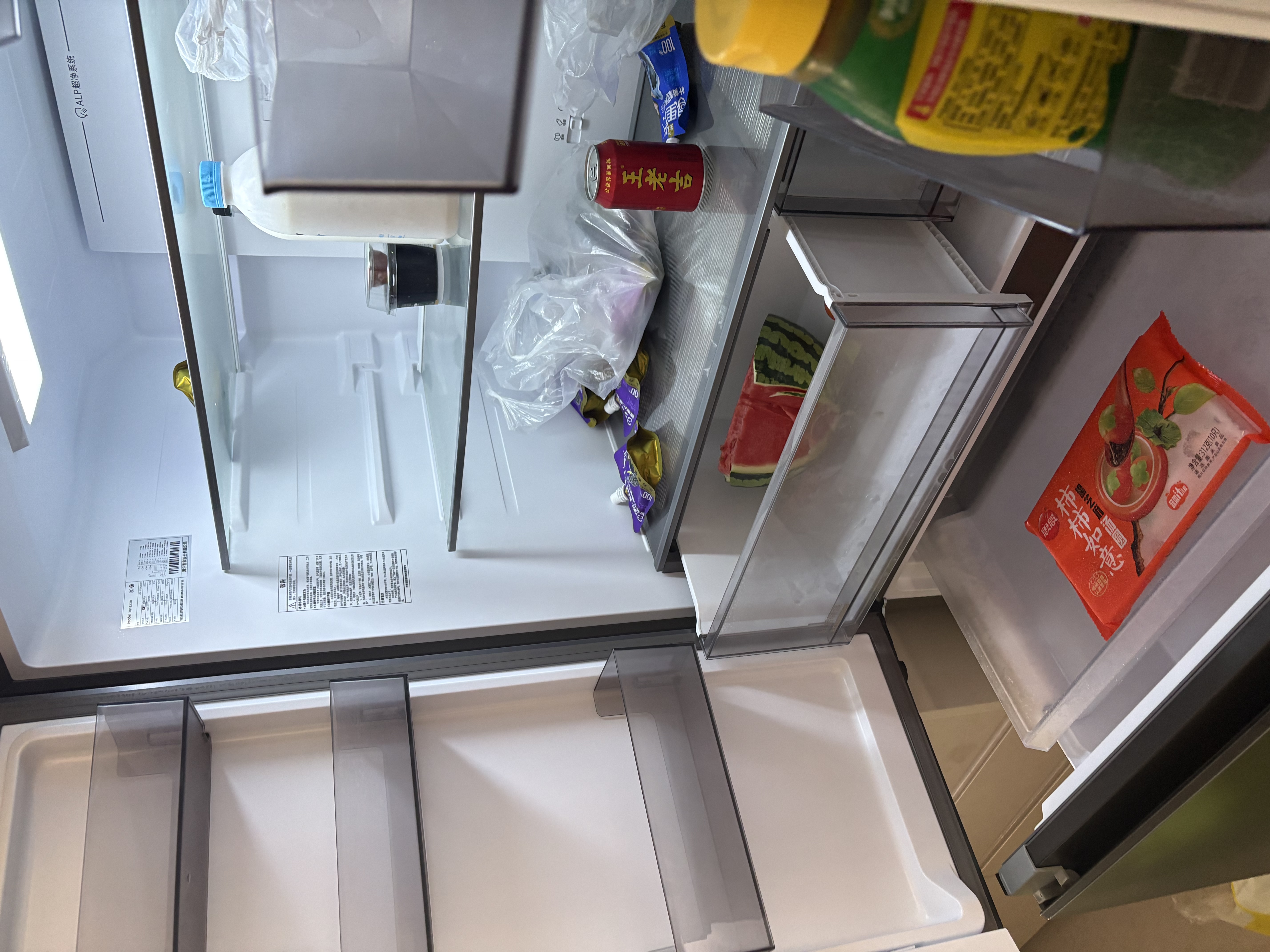 海尔冰箱出品575双系统大容量550升法式多门冰箱【旗舰热销】一级能效双变频风冷无霜统帅家用电冰箱 双系统双循环+ALP超净系统+三档变温 实拍图