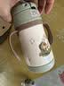 膳魔师（THERMOS）儿童吸管保温保冷杯超轻316L不锈钢学生杯幼儿园婴儿水杯TCKC 实拍图