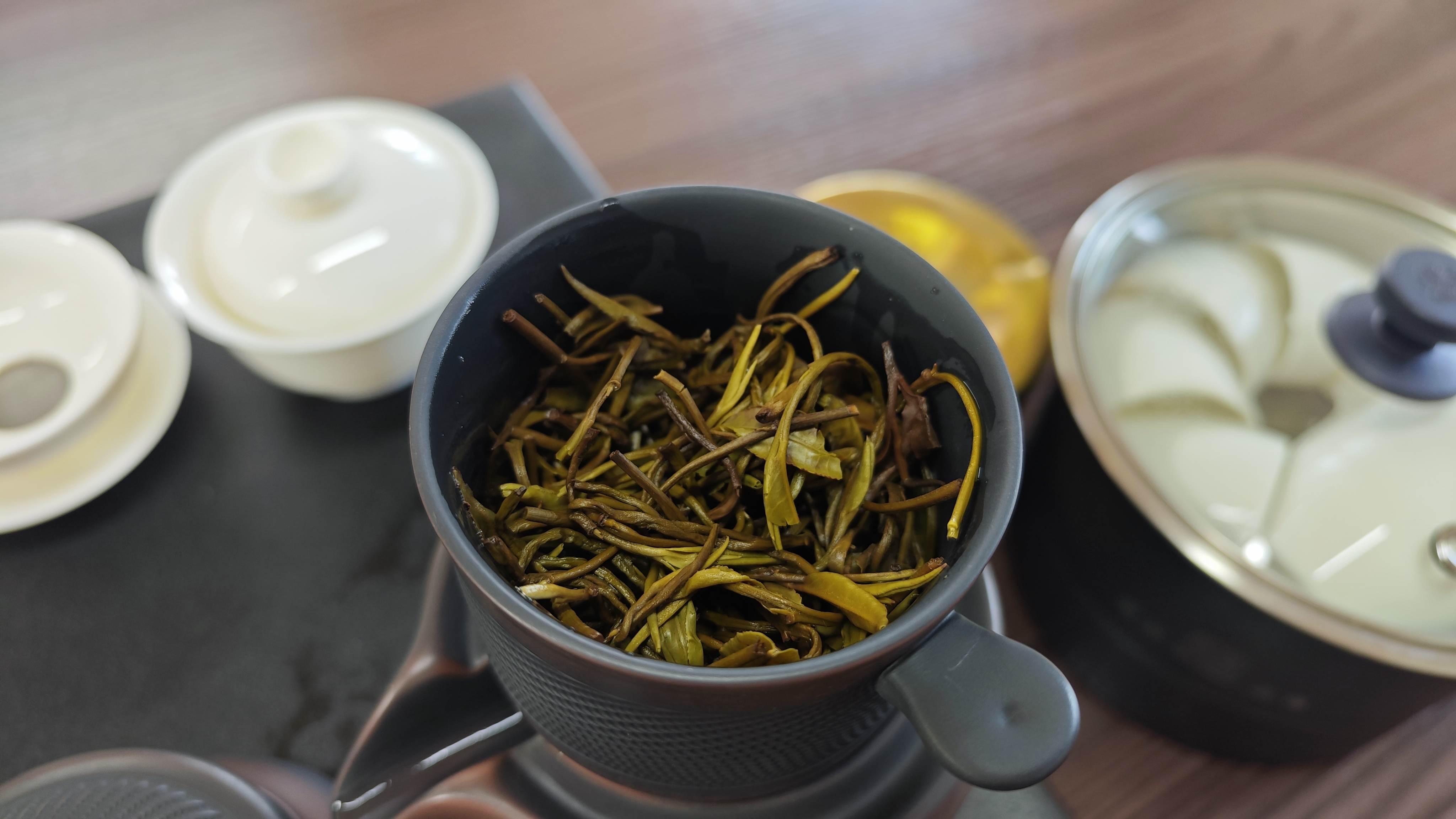 唐丰紫陶功夫茶具紫砂复古茶杯家用茶壶套装石磨懒人防烫自动泡茶神器 紫陶自动泡茶器+公杯 实拍图