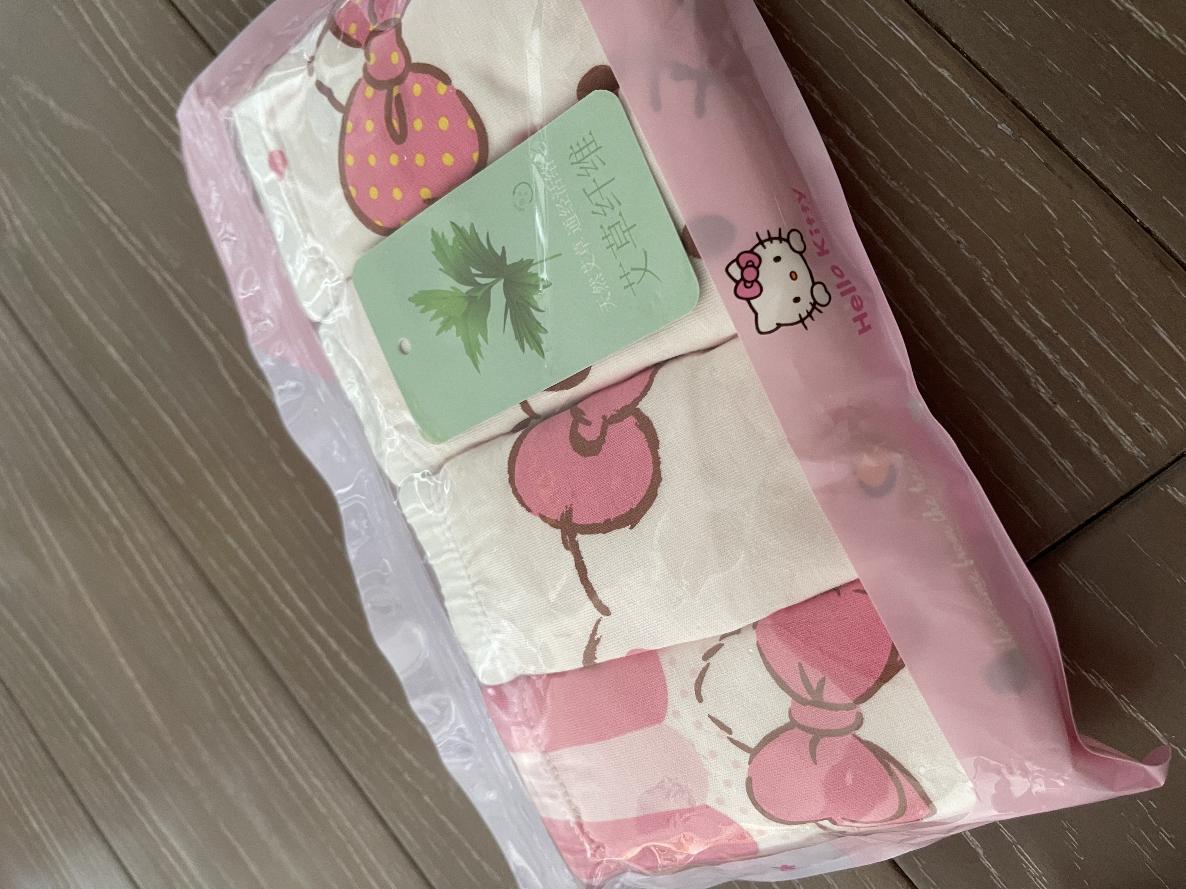 Hello Kitty女童内裤儿童短裤抗菌透气平角女孩三角宝宝四角底裤N195花色 160 实拍图
