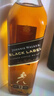 尊尼获加（JOHNNIE WALKER）洋酒 12年黑方黑牌派对随身舱礼盒1000ml 苏格兰调和型威士忌 实拍图