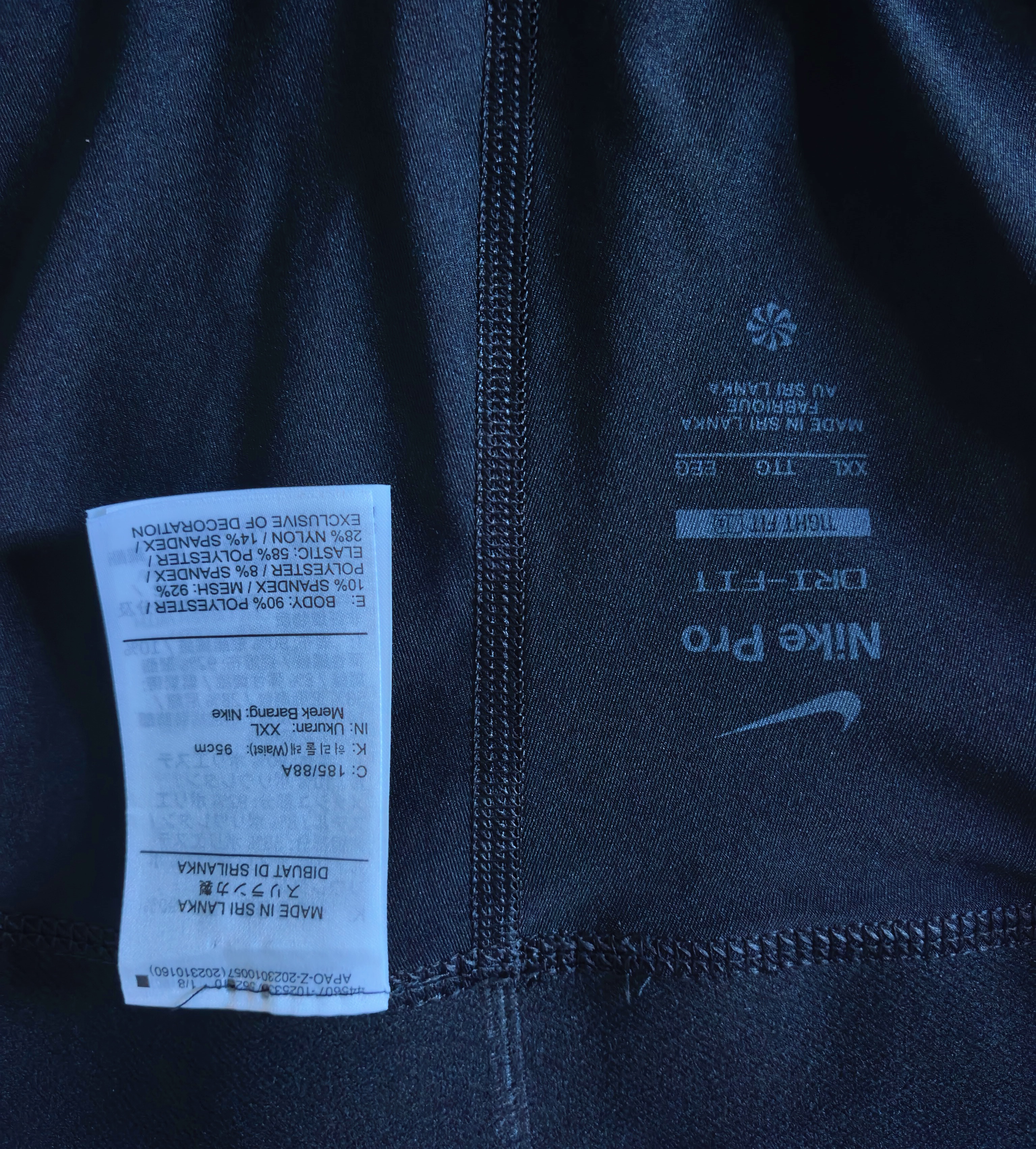 耐克NIKE健身服男子紧身速干舒适DRI-FIT短裤FB7964-010黑2XL 实拍图