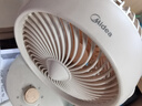 美的（Midea）【小型风扇】轻音台式桌面空气循环扇家用柔风电风扇宿舍办公迷你台扇落地扇空调伴侣 GAF18AD 实拍图