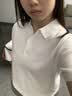 优衣库棉莫代尔混纺POLO领针织衫/短袖女装26春夏新款484607 01 乳白色 XL 实拍图
