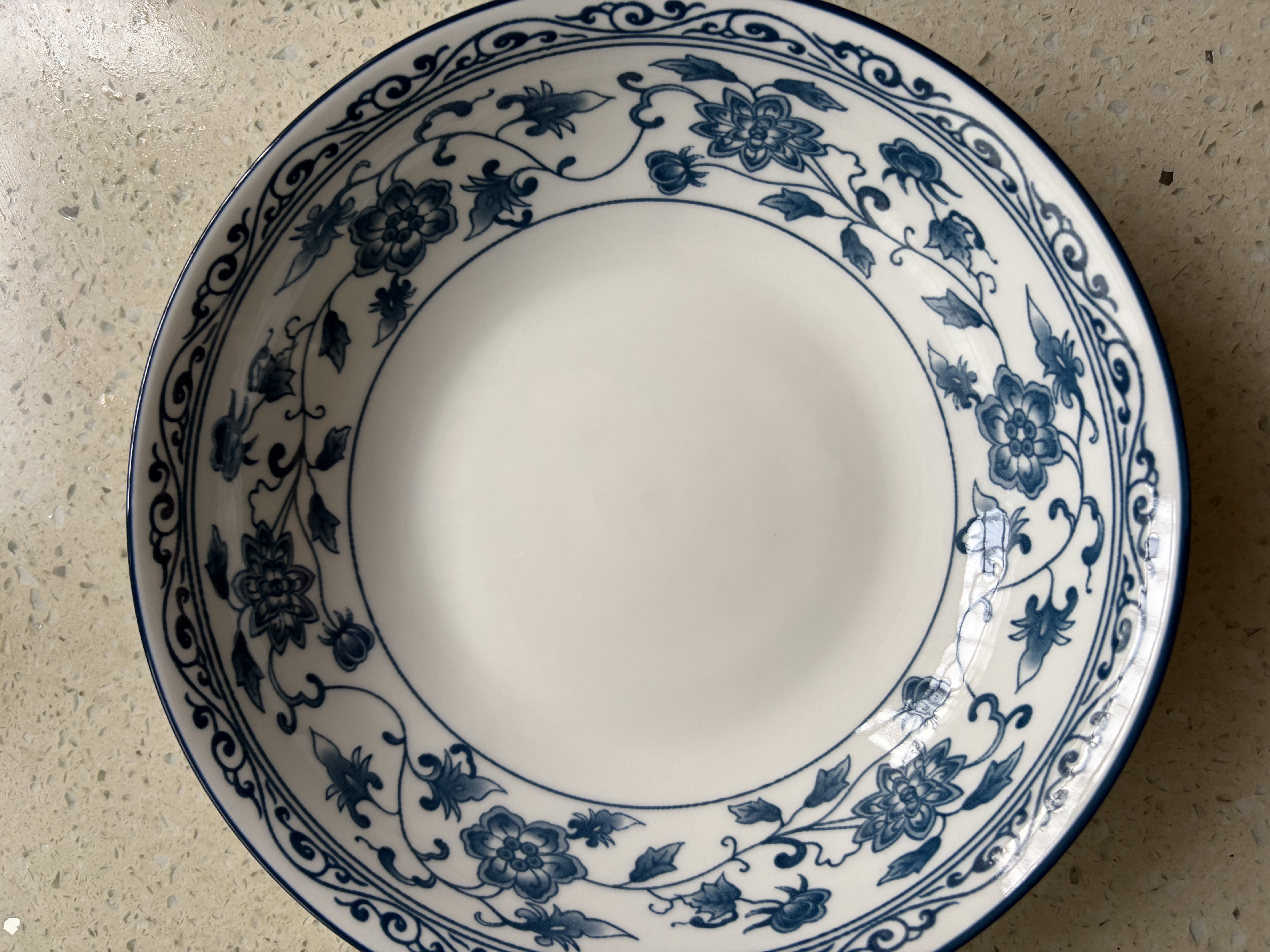 洁雅杰陶瓷盘子家用青花瓷盘子7英寸中式釉下彩餐盘菜盘汤盘 4只装 实拍图