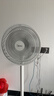 美的（Midea）电风扇 家用七叶立式落地扇宿舍卧室轻音节能摇头桌面小风扇大风力空气循环风扇 SAF30AC 实拍图