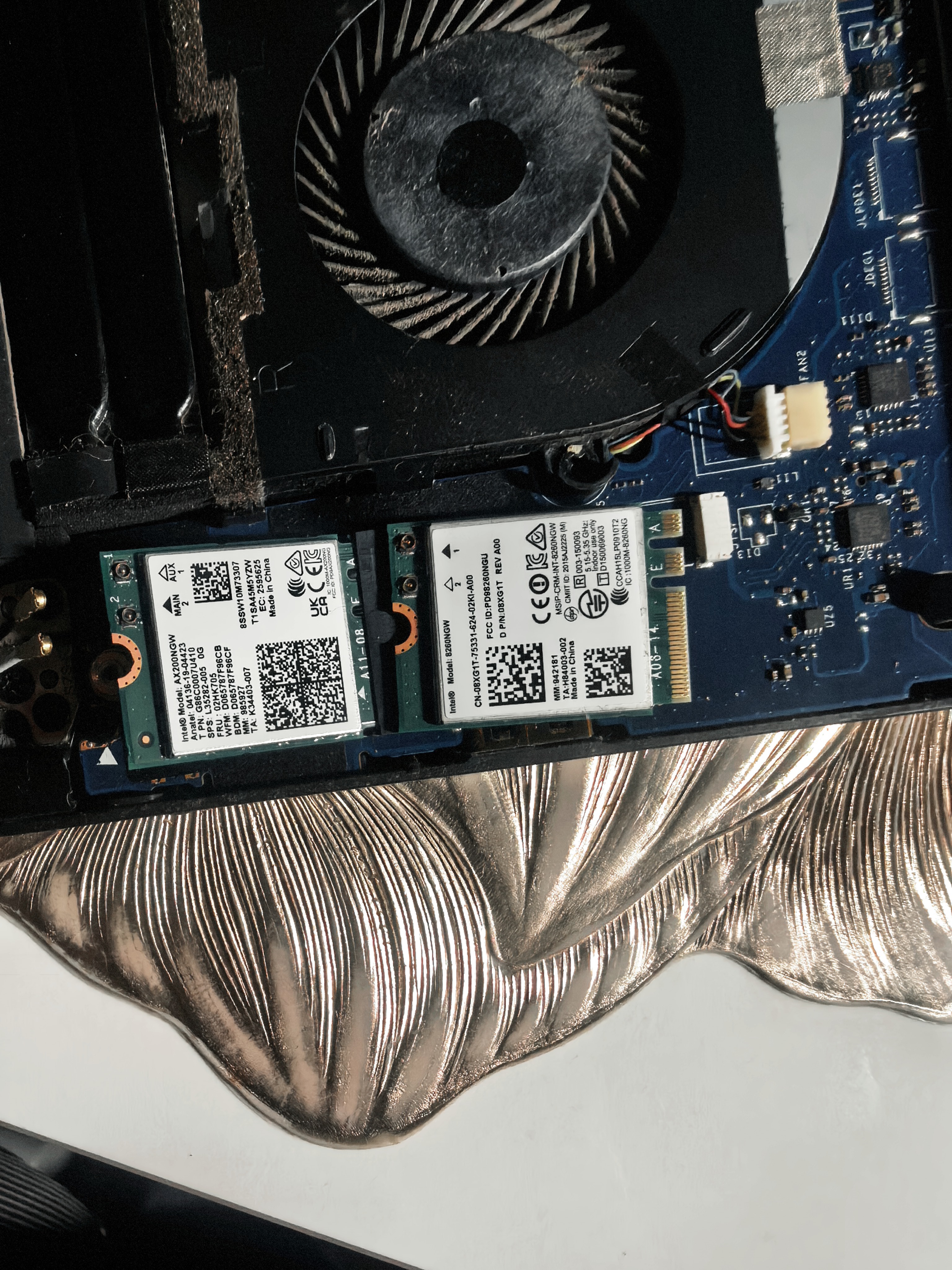 EB-LINK Intel AX200芯片笔记本无线网卡3000M M.2接口WiFi6千兆双频网卡蓝牙5.2电脑内置模块 实拍图