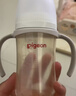 贝亲（Pigeon）自然离乳 PPSU重力球吸管双把手奶瓶 330mL 12月+ AA253 实拍图